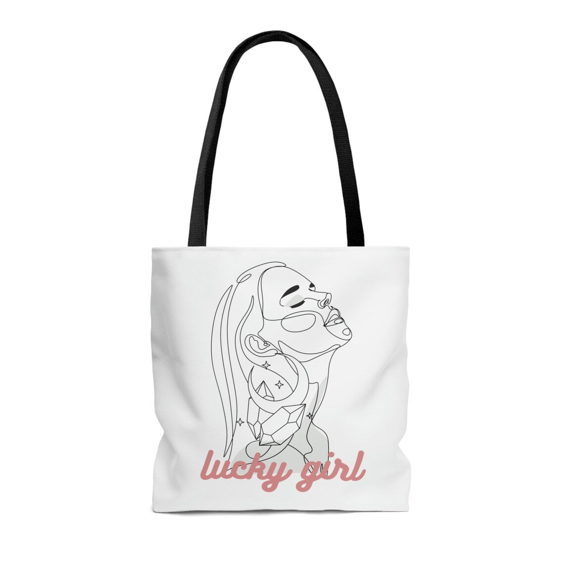 Lucky Girl Double sided Tote Bag