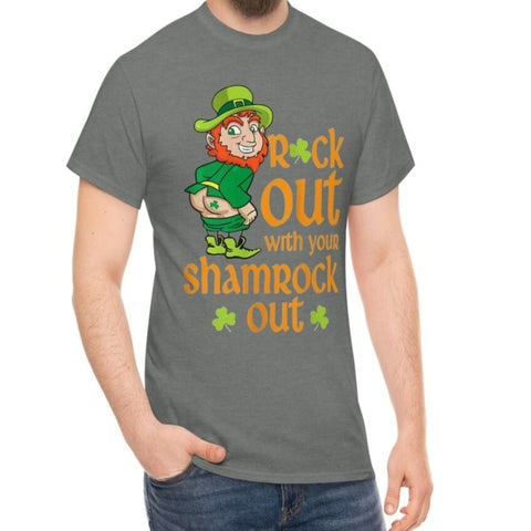 Rock out with shamrock out T-shirt